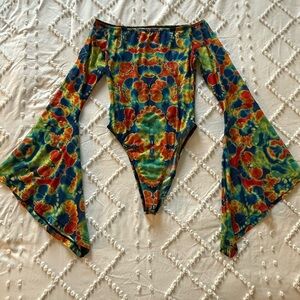 BADINKA Dye-Hard sleeve Mesh Bodysuit